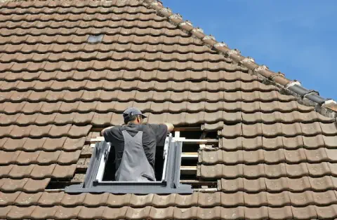 Pose de velux - Jumièges